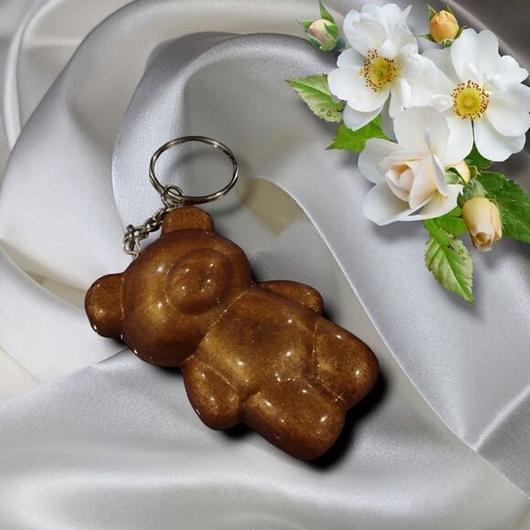 Ancient Copper Gummy Bear Keychain(Z179) - Picture 4 of 6